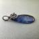 Wisiory niebieski agat,wire-wrapping,wire wrapping,wisior