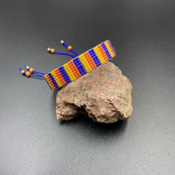 bransoletka tkana na krośnie z koralików - Bransoletki - Biżuteria
