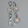 Kolczyki kolczyki,księżyc,wire wrapping,kamień księżycowy