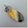 Wisiory wire wrap,wire wrapping,bursztynowy,żółty