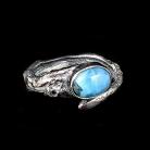 Pierścionki larimar,srebro,srebrny