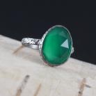 Pierścionki chalcedon i srebro - pierścionek z chalcedonem