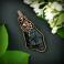 Wisiory wire wrapping,turmalin,wisiorek z kamieniem