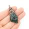 Wisiory wire wrapping,turmalin,wisiorek z kamieniem