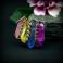 Broszki broszka,kwarc tytanowy,wire wrapping