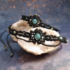 Komplety komplet mikro makrama choker i bransoletka