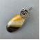 Wisiory wire wrap,wire wrapping,bursztynowy,żółty