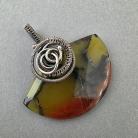 Wisiory opal,zielony opal,z opalem,z opalami,opale,wrap