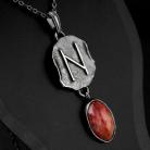 Naszyjniki hagal,hagalaz,runiczny talizman,runiczny amulet