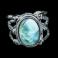Pierścionki larimar,srebro,srebrny