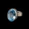 Pierścionki topaz,srebrny,blue,srebro,okaz,retro,royal