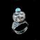 Pierścionki larimar,srebro,srebrny