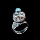 Pierścionki larimar,srebro,srebrny