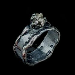 diament,srebro,srebrny - Pierścionki - Biżuteria