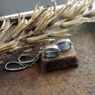 Kolczyki surowe,handmade,minimalizm,unikat,natura,wiszące