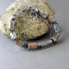Bransoletki surowe,hand made,925,prezent,unikat,naturalny