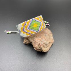 bransoletka tkana na krośnie z koralików - Bransoletki - Biżuteria