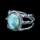 Pierścionki larimar,srebro,srebrny