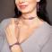 Komplety kolczyki choker bransoletka