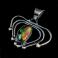 Wisiory Opal,srebro,srebrny