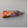 Wisiory agat ognisty,agat wężowy,wire-wrapping,wirewrap