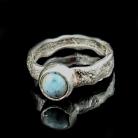 Pierścionki larimar,srebro,srebrny