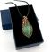 Wisiory wire wrapping,miedziany wisior,awenturyn,kamień