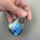 Wisiory z labradorytem,labradoryt,wire wrapping,srebro
