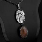 Naszyjniki amulet runiczny,talizman runiczny,runa wunjo,runy