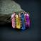 Broszki broszka,kwarc tytanowy,wire wrapping
