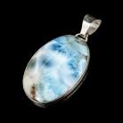 Wisiory larimar,srebro,srebrny