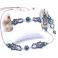 Komplety pleciony choker bransoletka kolczyki makrama