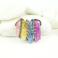Broszki broszka,kwarc tytanowy,wire wrapping